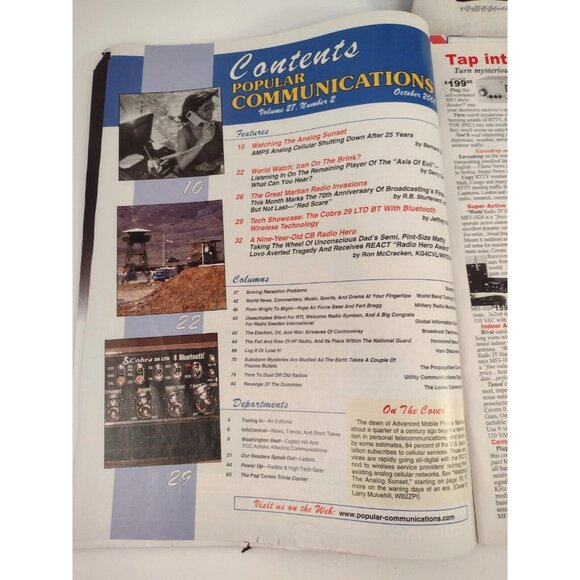 Popular Communications Magazine 2008 2011 Lot of 4 Radio Broadcast Shortwave - Picture 7 of 9